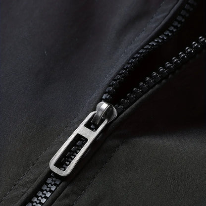 Men’s Classic Bomber Jacket with Zip Closure