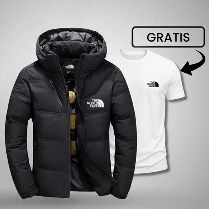 Gefütterte Pufferjacke + GRATIS T-Shirt heute™